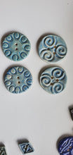 Load image into Gallery viewer, 4 large 1.5 inch ceramic buttons
