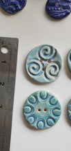Load image into Gallery viewer, 4 large 1.5 inch ceramic buttons