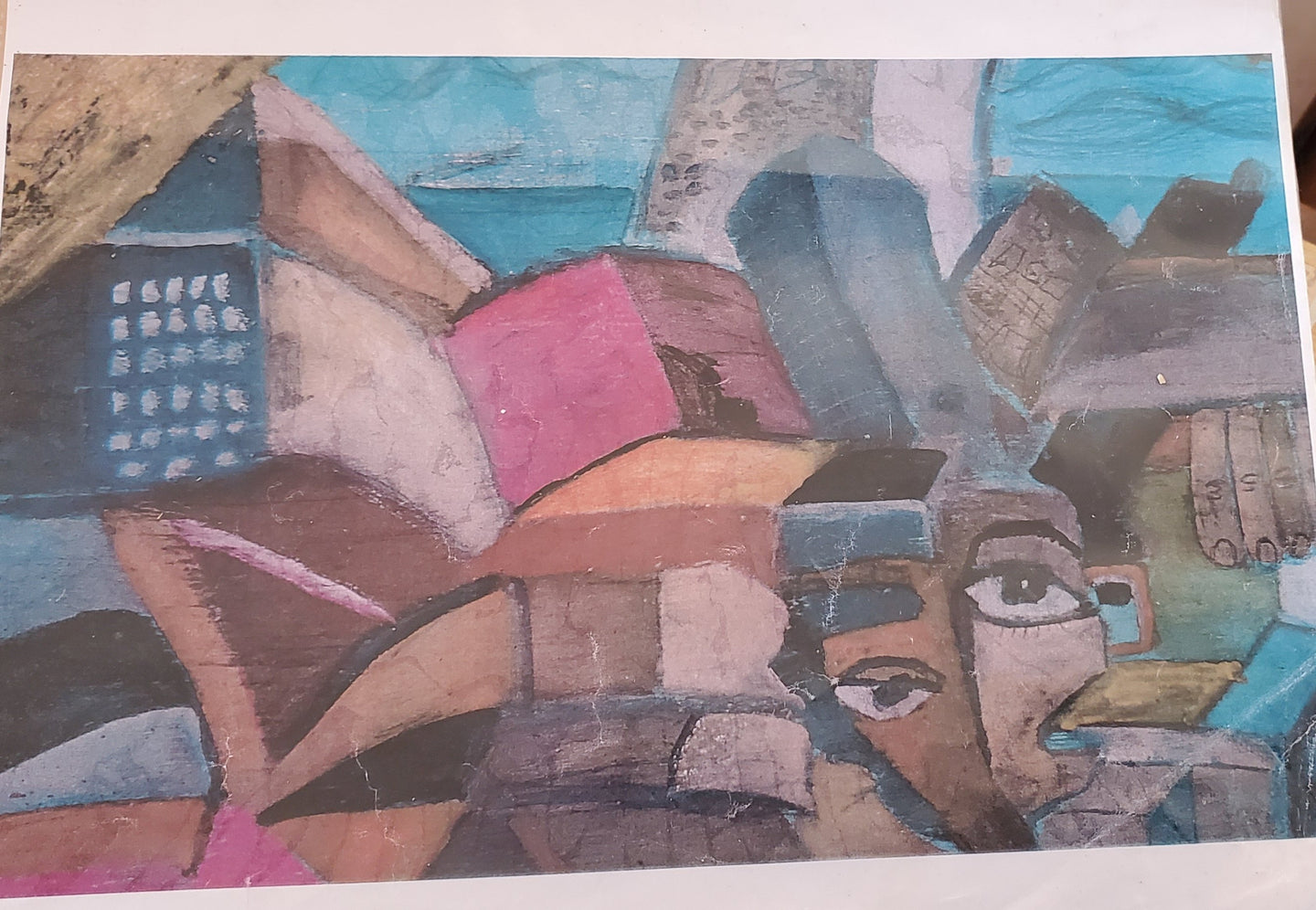 Cubist print