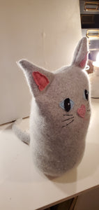 cat pillow l5 inch tall