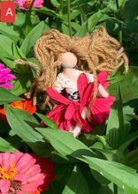Load image into Gallery viewer, flower fairy figurine  Hand made by Laurel Herbert