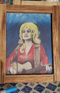 Dolly Parton framed print