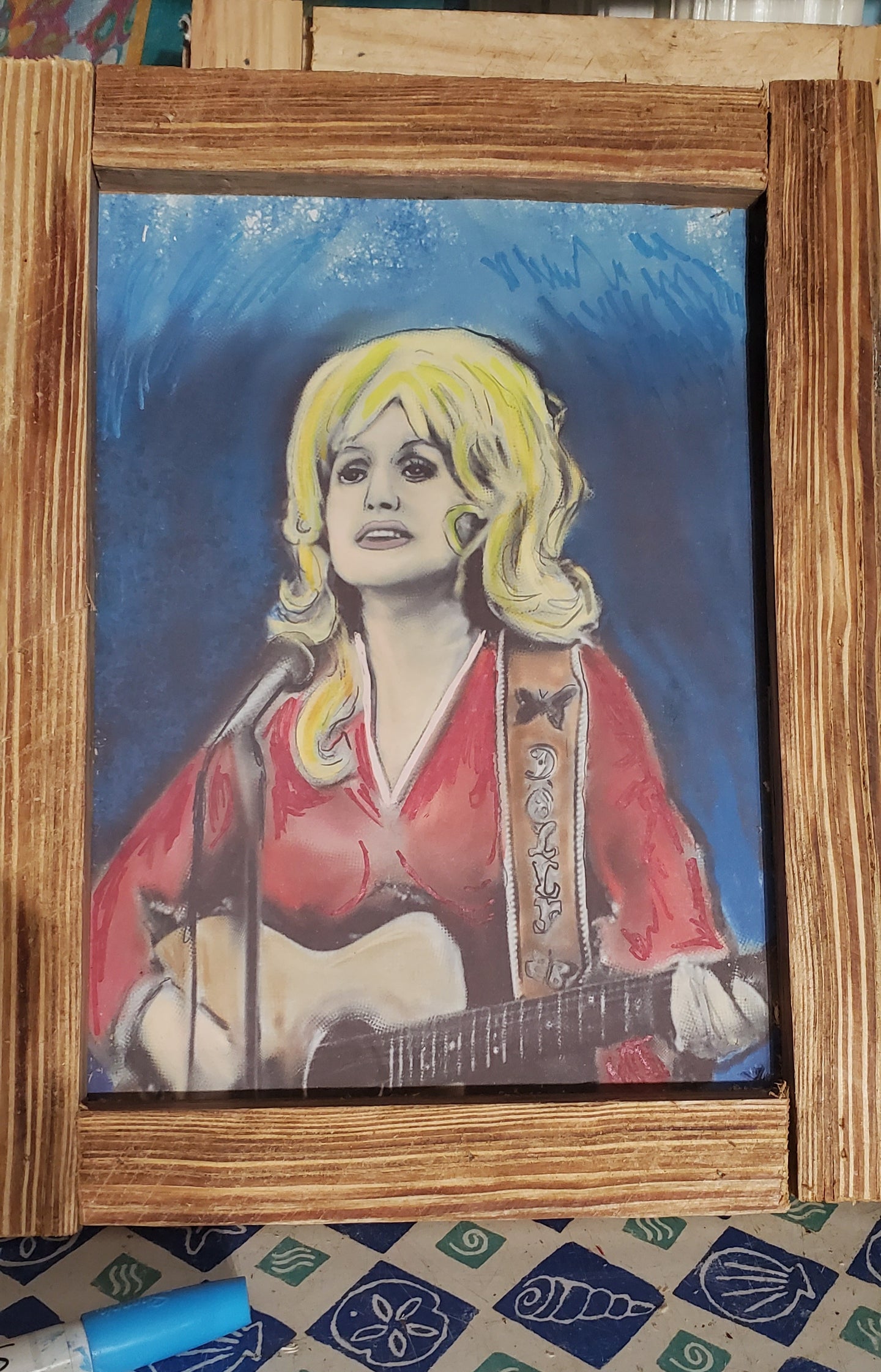 Dolly Parton framed print