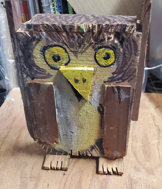 owl folk art critter