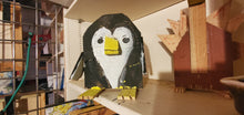 Load image into Gallery viewer, 12  inch penguin makers choice  adopt  a wood-scrap critter