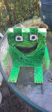 Load image into Gallery viewer, 9 inch folk froggy wood scrap.critter