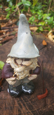 another little gnomey homey 3 inch tall handmade ceramic scuplture