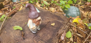 little gnomey homey 3 inch tall handmade ceramic scuplture