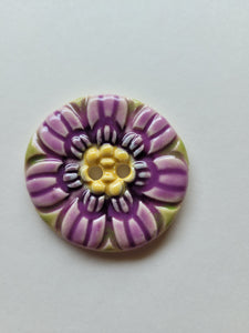 7 beatidul handmade ceramic buttons