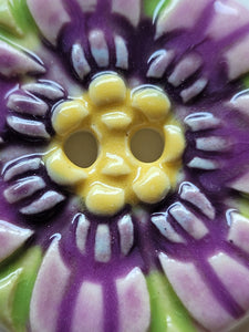 7 beatidul handmade ceramic buttons
