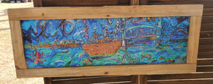Ship of fools : Night Fishing in the Cape Fear 9x26"