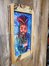 Load image into Gallery viewer, framed  12x5&quot; blackbeard print