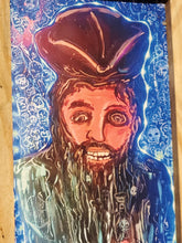 Load image into Gallery viewer, framed  12x5&quot; blackbeard print