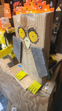 Load image into Gallery viewer, folk art critter owl 7.75x11.5&quot;