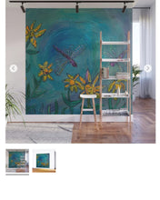 Load image into Gallery viewer, 8 ft wall  mural  embellished removable panels
