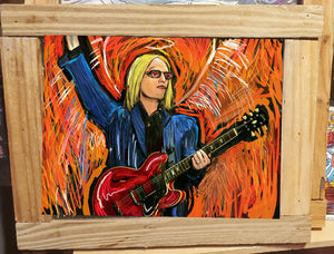 Tom Petty framed print 10x14"