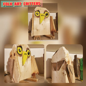 folk art critter owl