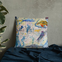 Load image into Gallery viewer, Ilm Map art pillow