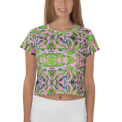 All-Over Print Crop Tee