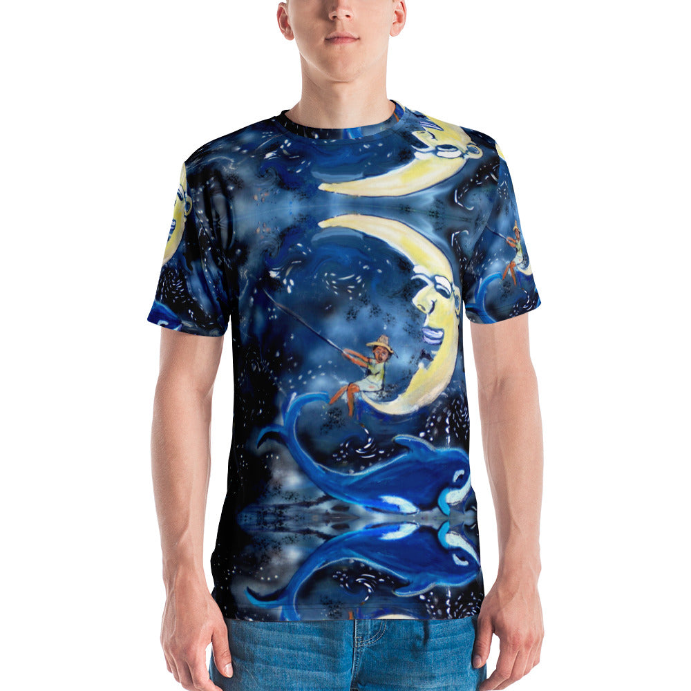 Men's T-shirt all over print constellation fishmerman
