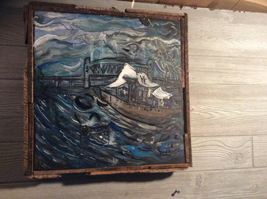 harbor from the heavy seas  original