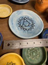Load image into Gallery viewer, Ceramic chakra vessels and trivets by Laurel Herbert