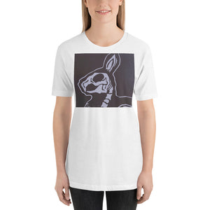 bunny skeleton print cammy herbert Short-Sleeve Unisex T-Shirt
