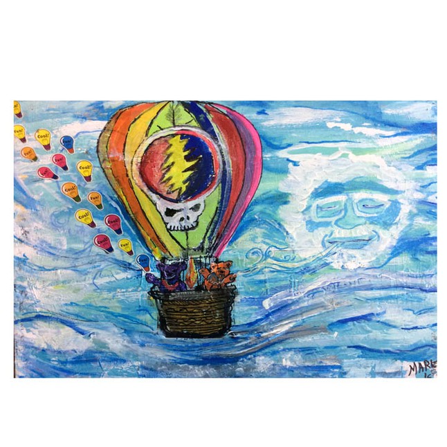 Grateful Baloon ride  11x17 signed paper print in polybag