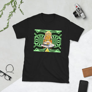 cosmic Buddah design  t shirt