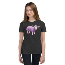 Load image into Gallery viewer, purple sheep Youth Short Sleeve T-Shirt