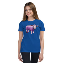 Load image into Gallery viewer, purple sheep Youth Short Sleeve T-Shirt